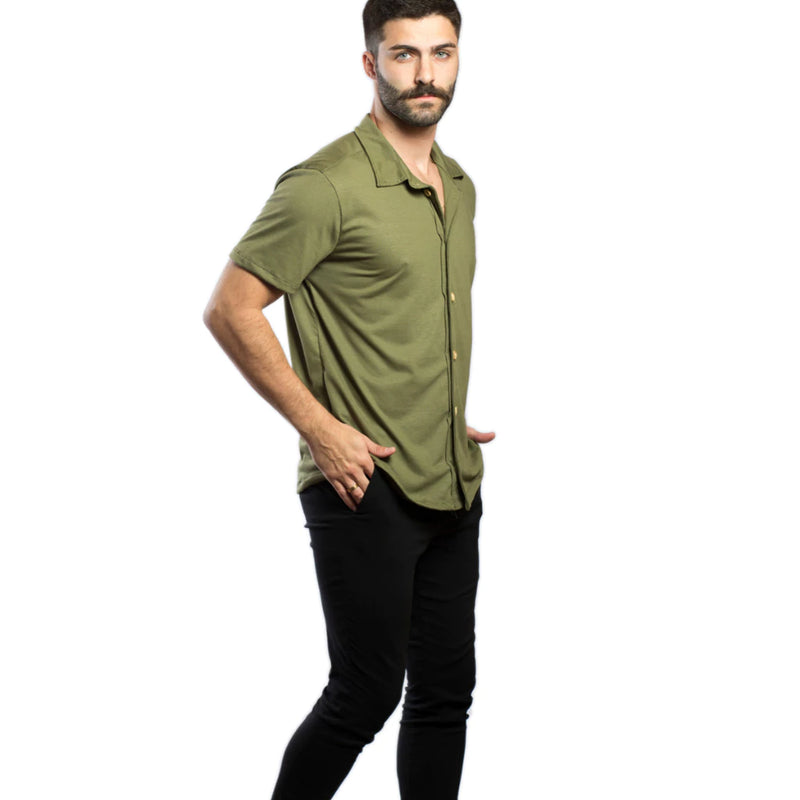 Camisa Slim Masculina Malha Premium Ecológica Estonada – Conforto e Sustentabilidade