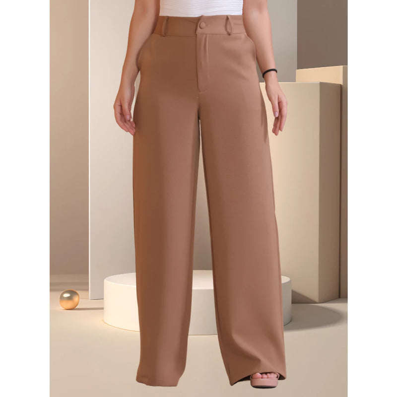 Calça Pantalona Alfaiataria Premium Wide Leg – Tendência em Luxo e Sofisticação