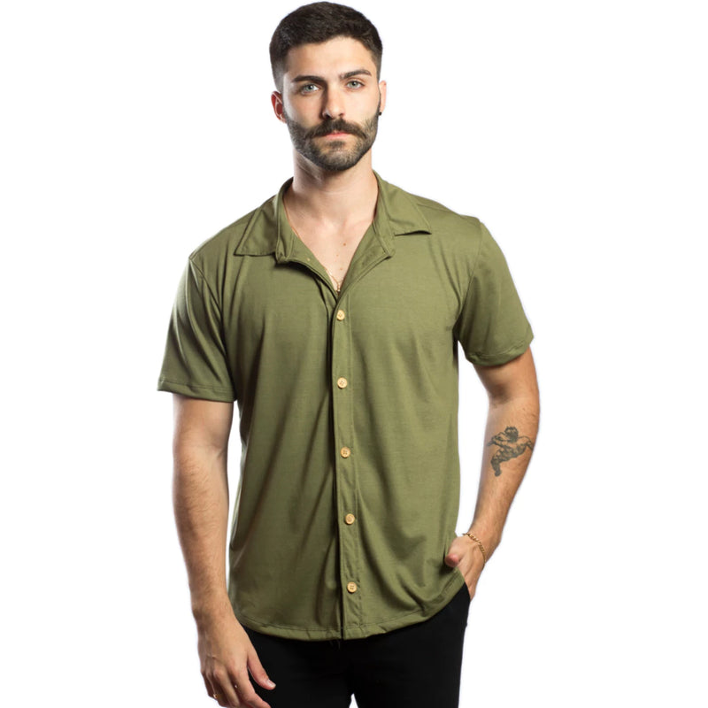 Camisa Slim Masculina Malha Premium Ecológica Estonada – Conforto e Sustentabilidade