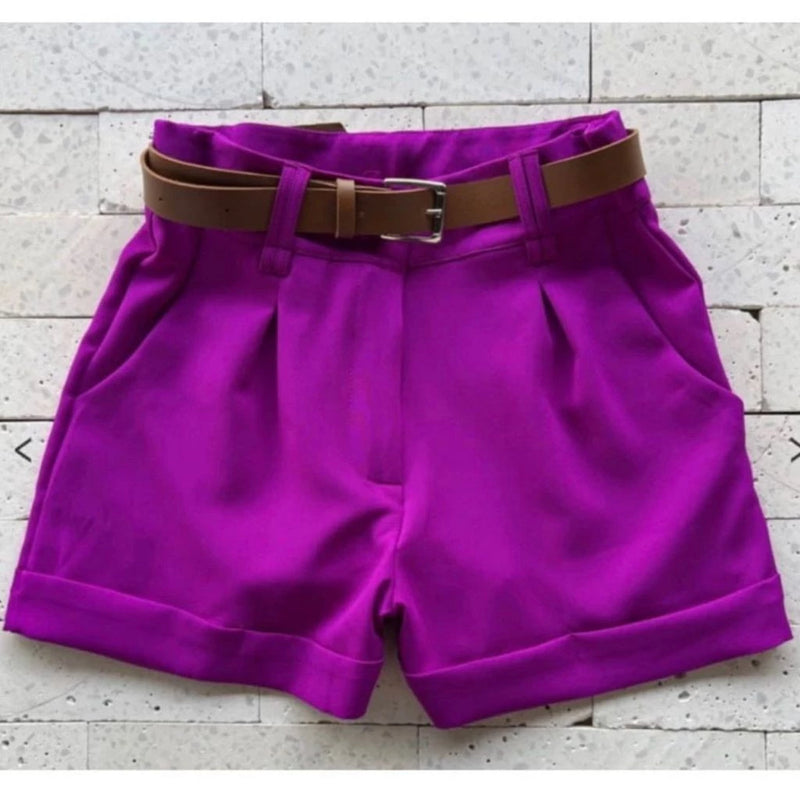 short-social-feminino-alfaiataria-com-bolso-com-cinto--cintura-alta