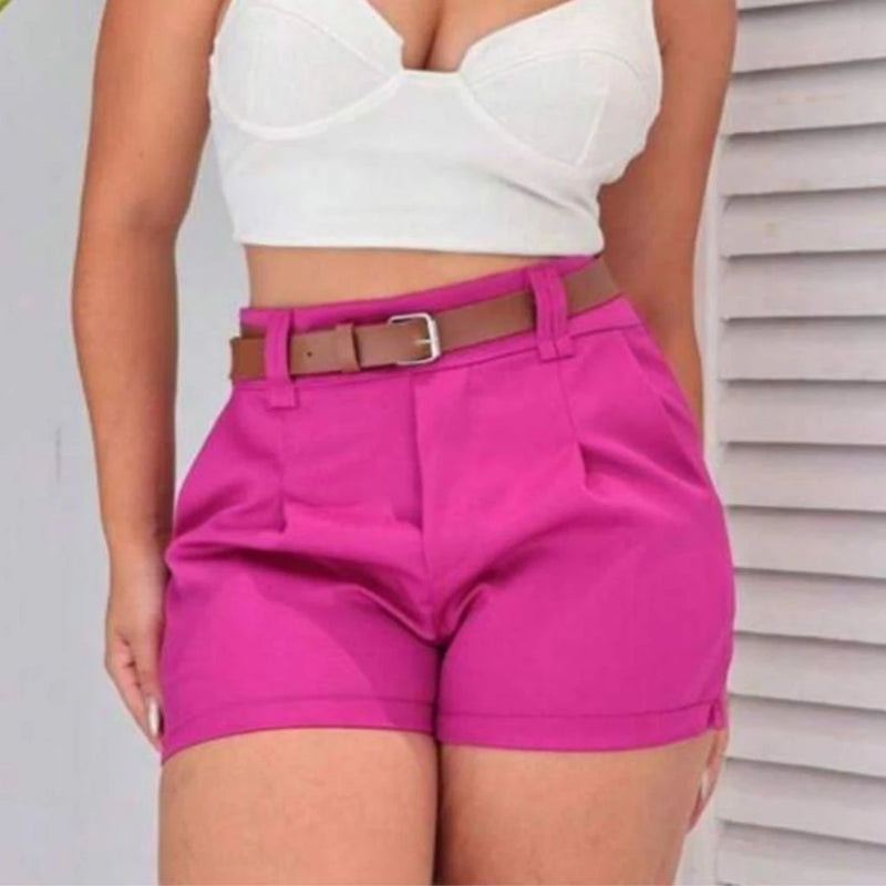 short-social-feminino-alfaiataria-com-bolso-com-cinto--cintura-alta